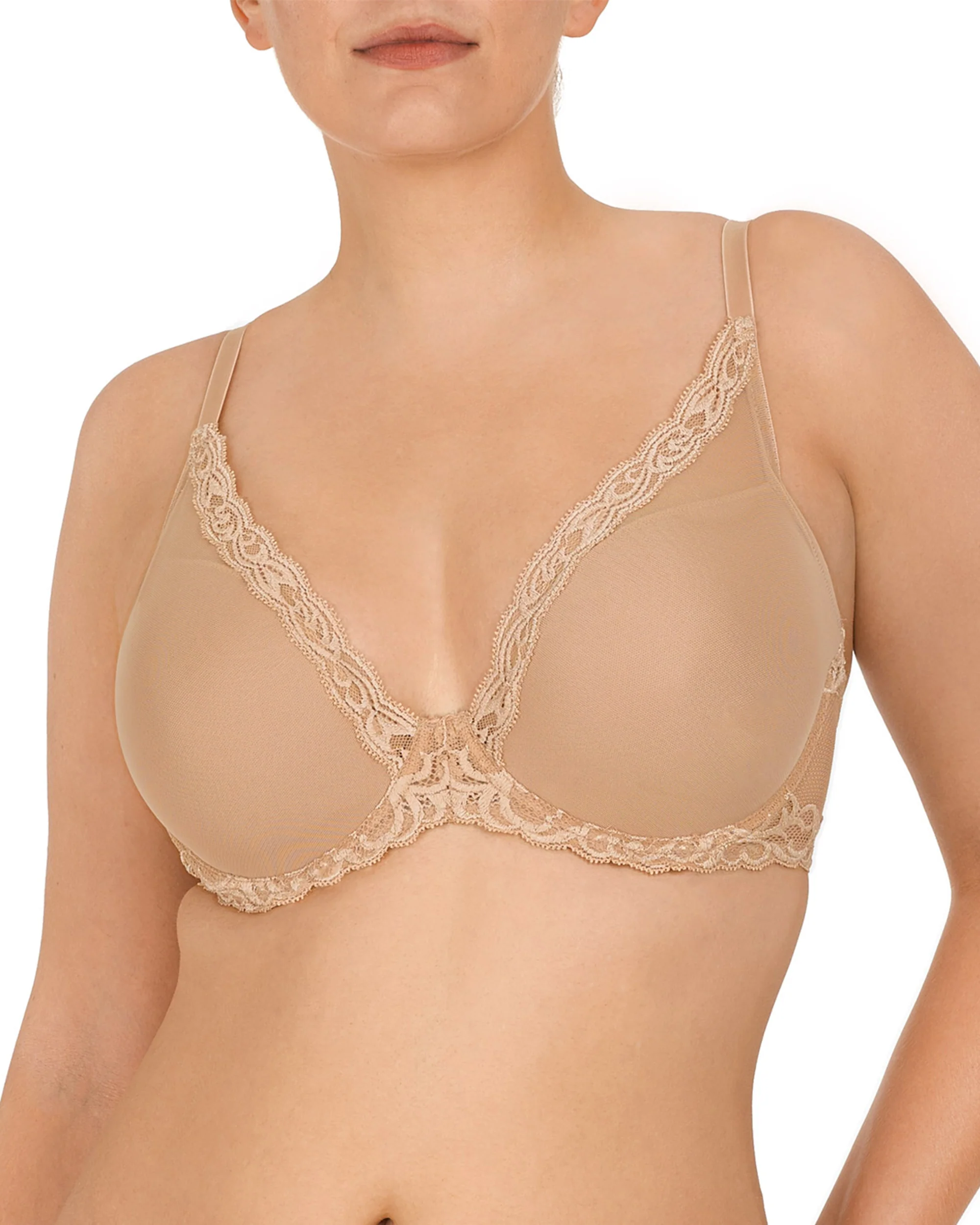 Feathers Contour Plunge Bra - Image 3